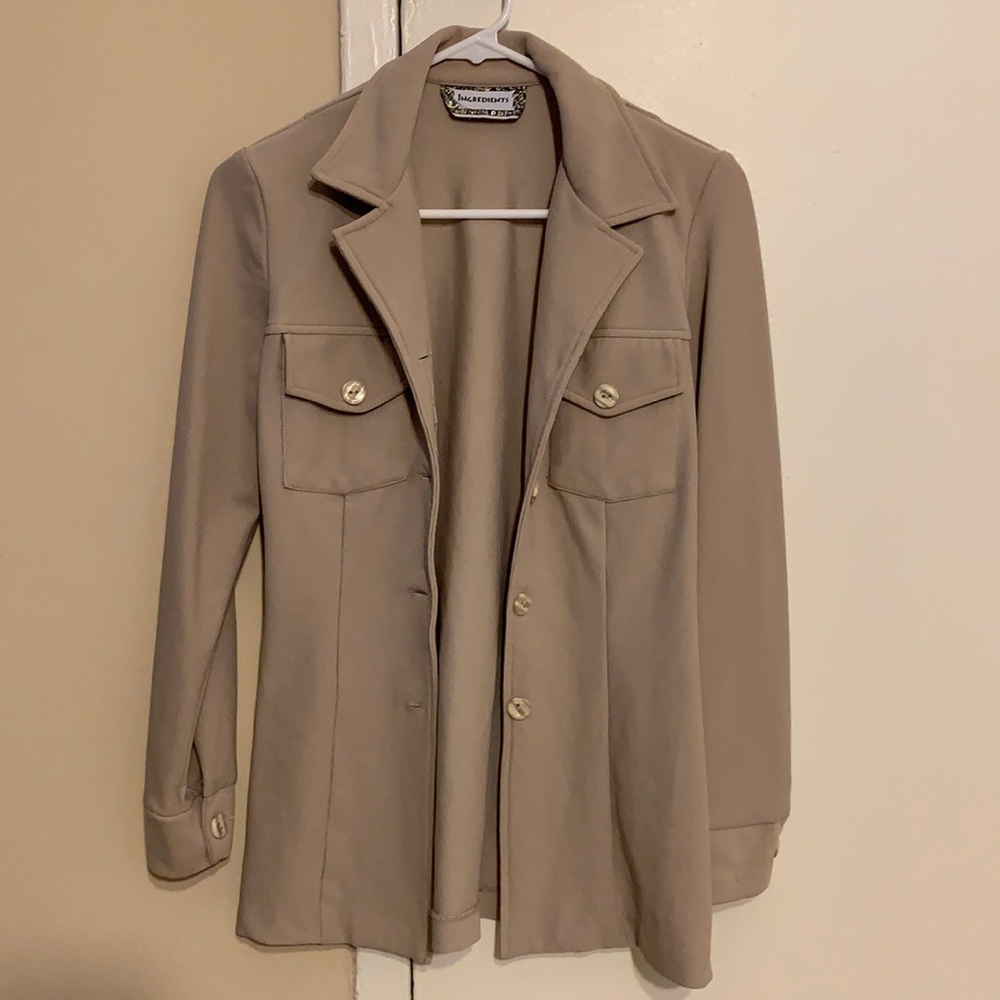 Tan/cream Small blazer